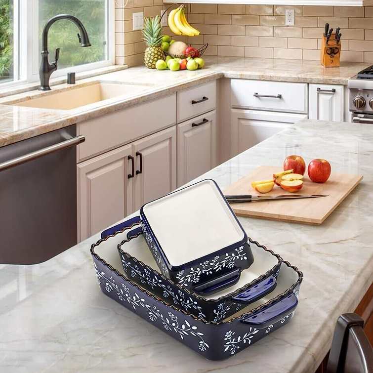 Porcelain top baking dish